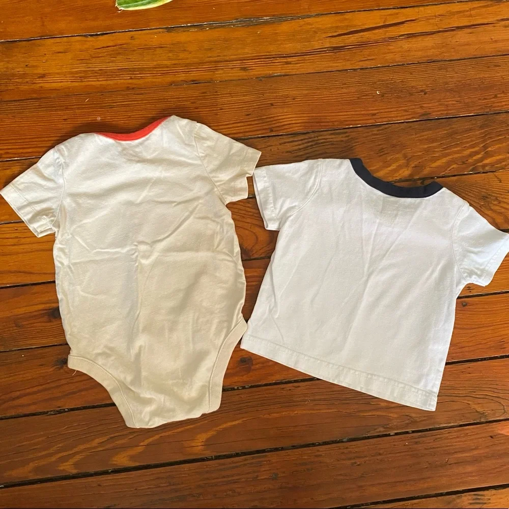 Gap Bundle Summer Onesie & Shirt Size 6-12 Months
